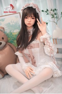 Doll Senior 148cm Cカップ #美咲(meixiao) 軟性シリコンヘッド オーラル機能+口開閉機能あり+模擬口腔付き 掲載画像はフルシリコン製ラブドール