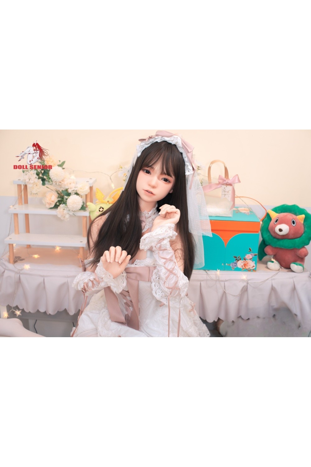 Doll Senior 148cm Cカップ #美咲(meixiao) 軟性シリコンヘッド オーラル機能+口開閉機能あり+模擬口腔付き 掲載画像はフルシリコン製ラブドール