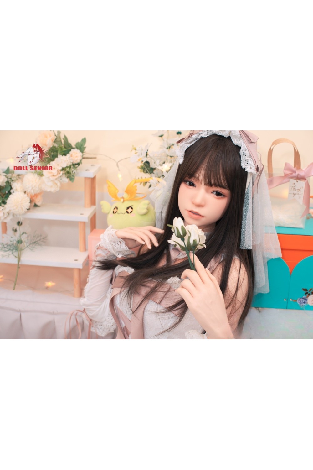 Doll Senior 148cm Cカップ #美咲(meixiao) 軟性シリコンヘッド オーラル機能+口開閉機能あり+模擬口腔付き 掲載画像はフルシリコン製ラブドール