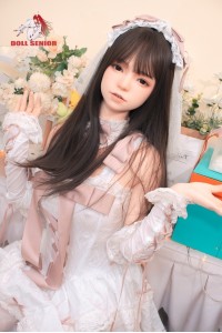Doll Senior 148cm Cカップ #美咲(meixiao) 軟性シリコンヘッド オーラル機能+口開閉機能あり+模擬口腔付き 掲載画像はフルシリコン製ラブドール