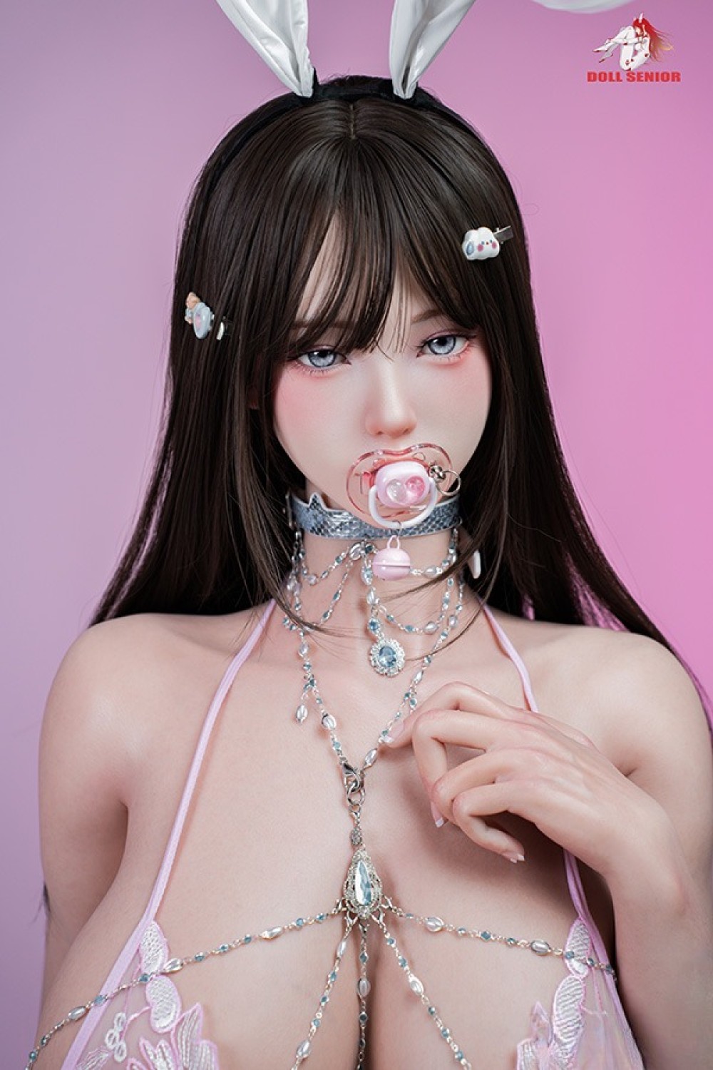 Doll Senior 170cm Hカップ #27 凛紗Linshaヘッド 掲載画像は口開閉機能付き リアル皮膚版 フルシリコン製ラブドール