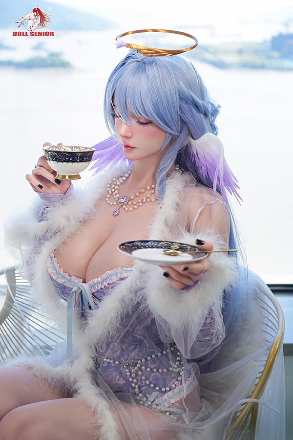 Doll Senior 170cm Hカップ #28夢 Dreamヘッド 掲載画像は口開閉機能付き リアル皮膚版 フルシリコン製ラブドール