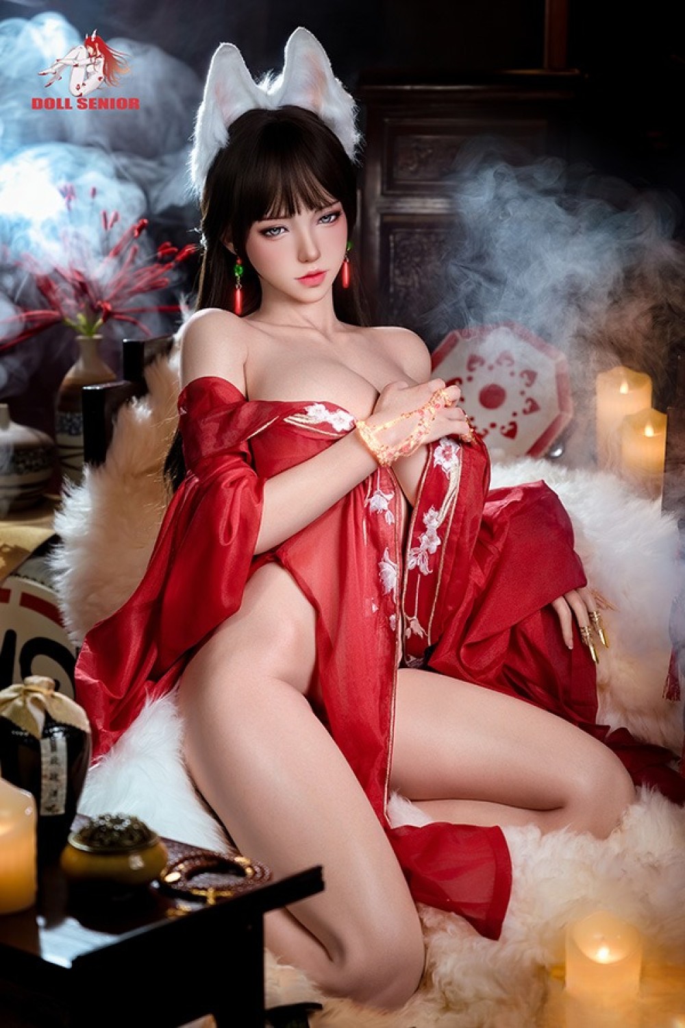 Doll Senior 165cm Fカップ #27 凛紗Linshaヘッド 掲載画像は口開閉機能付き リアル皮膚版 フルシリコン製ラブドール