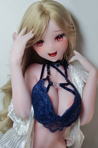 蛍火日記 165cm Max Cカップ 三目（Sanmu）メイク①ヘッド リアル皮膚付き フルシリコン製ラブドール