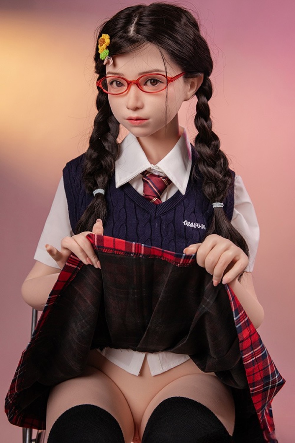 FANREAL 153cm Bカップ F9-茉（Mo）掲載画像は口開閉機能付き リアルメイク付き フルシリコン製ラブドール