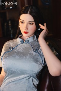 FANREAL 109cm Fカップ 薇薇ヘッド リアルメイク付き フルシリコン製ラブドール