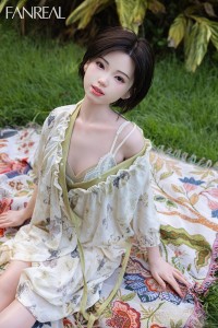 FANREAL 153cm Bカップ Molly 掲載画像は口開閉機能付き リアルメイク付き フルシリコン製ラブドール