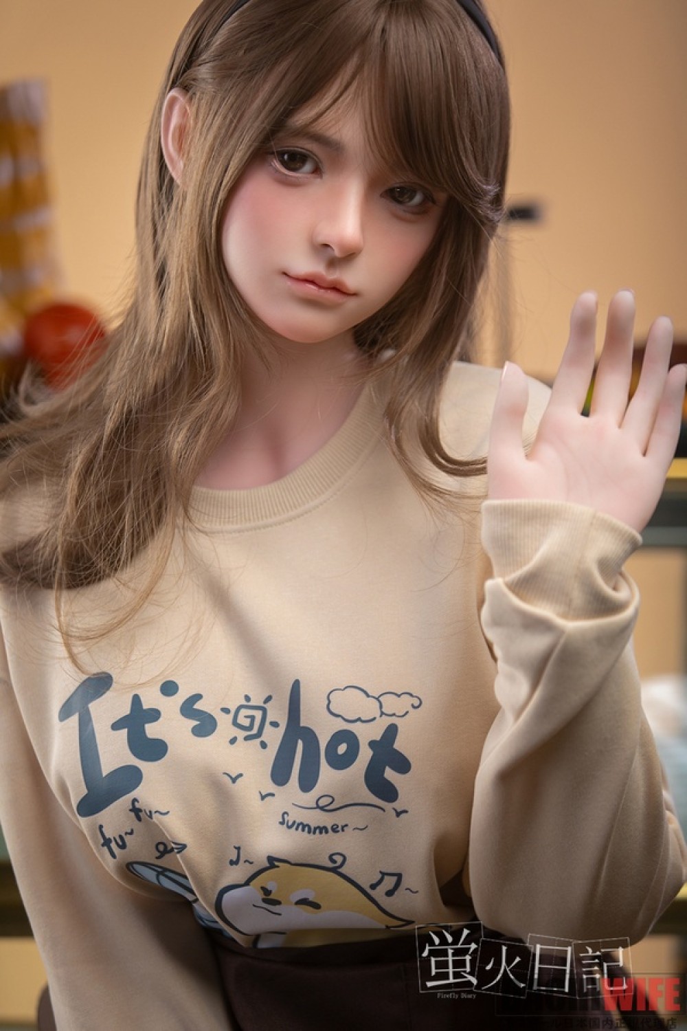 蛍火日記 159cm Eカップ 琉璃（Liuli）ヘッド JK衣装選択可能 身体リアルメイク付き シリコン頭部+S-TPE材質ボディ