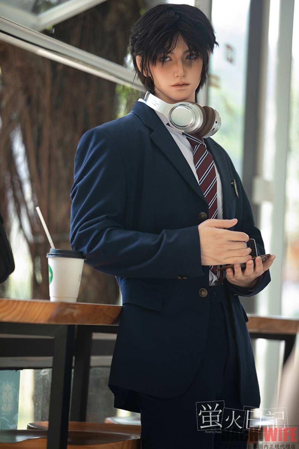蛍火日記 176cm 男性ドール 江灵（Jiangling）ヘッド メイク① フルシリコン製ラブドール