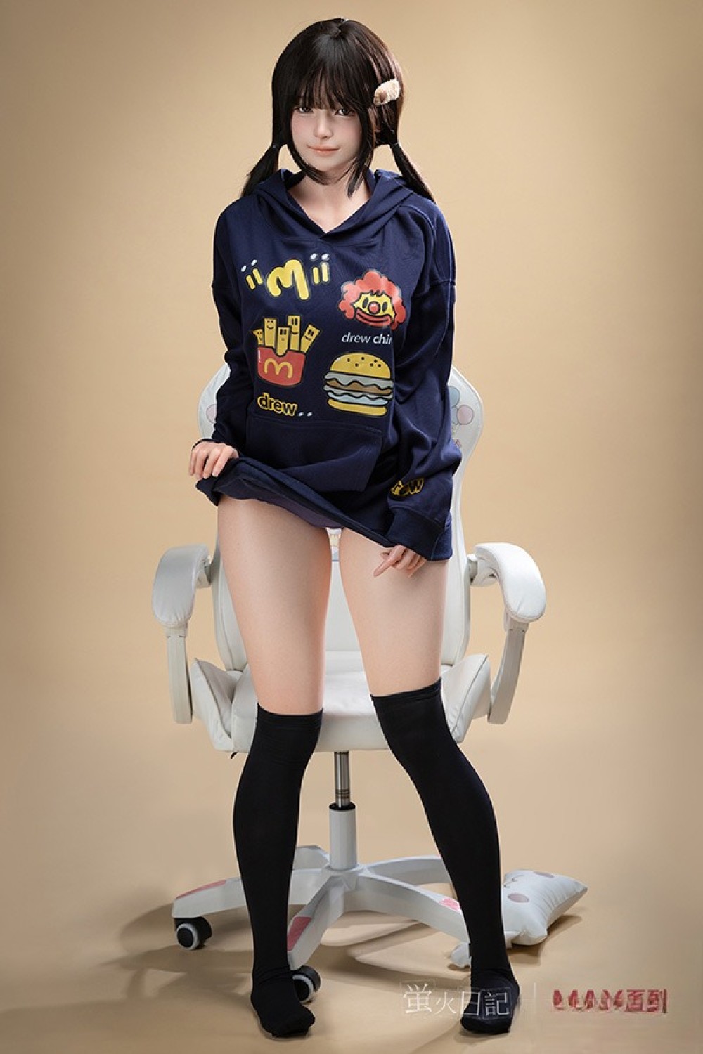 蛍火日記 165cm Max Cカップ 千島（Qiandao）メイク④ヘッド リアル皮膚付き フルシリコン製ラブドール