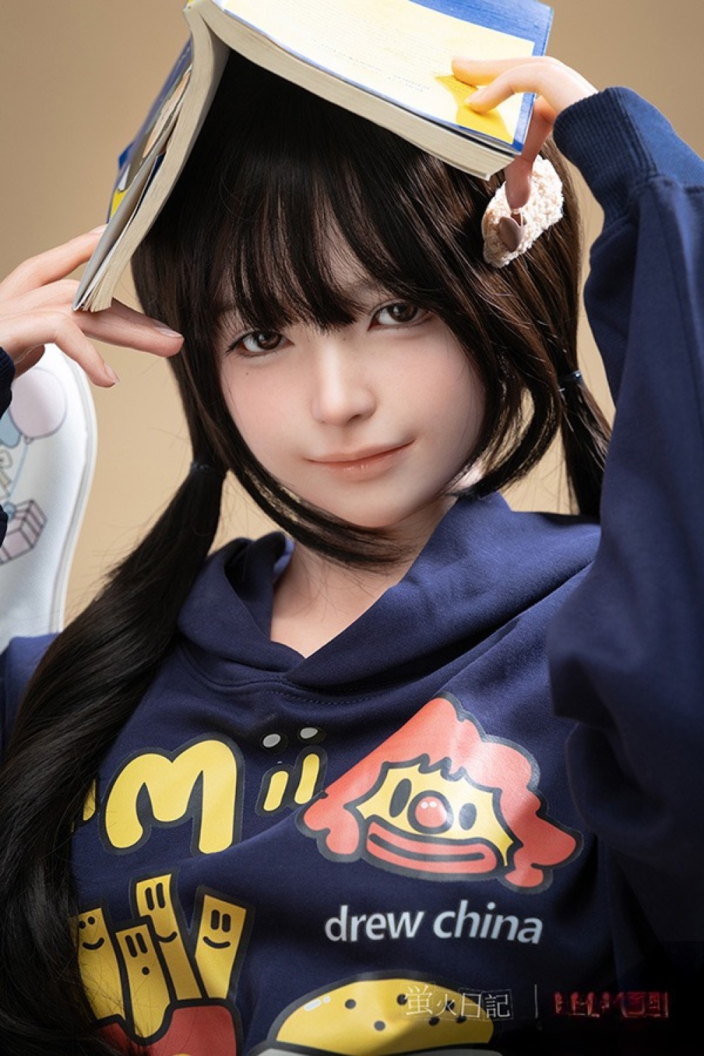 蛍火日記 165cm Max Cカップ 千島（Qiandao）メイク④ヘッド リアル皮膚付き フルシリコン製ラブドール