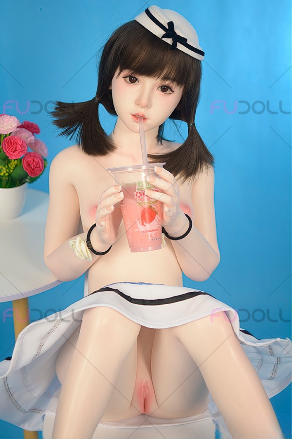 FUDOLL 135cm AAカップ #小樱桃頭部 リアル口腔 開閉機能可能 フルシリコン製ラブドール