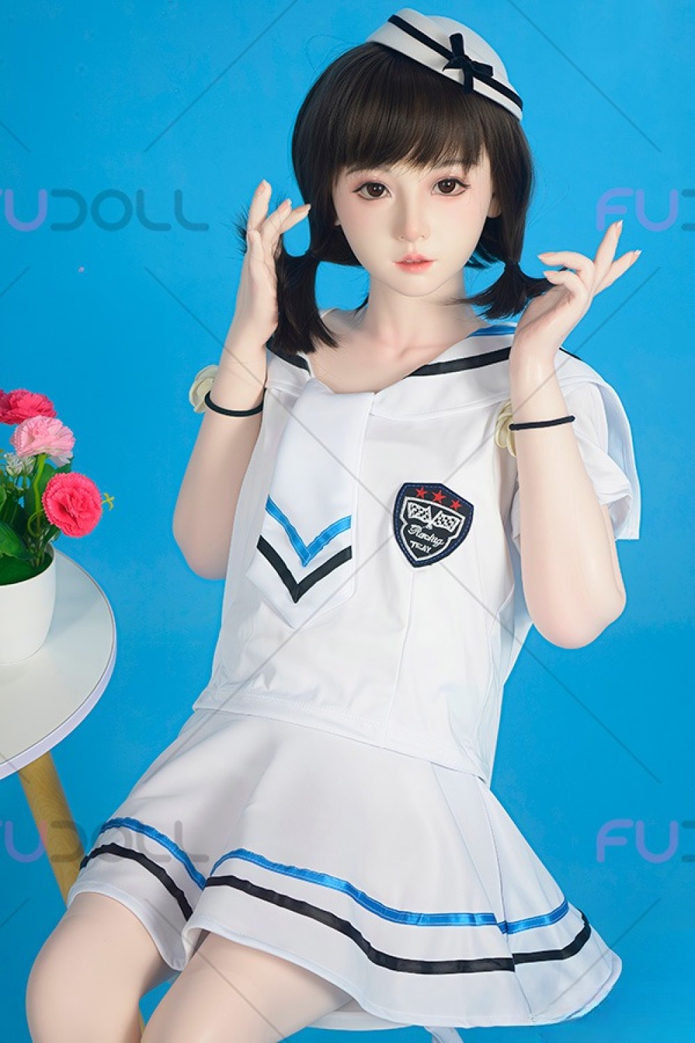FUDOLL 135cm AAカップ #小樱桃頭部 リアル口腔 開閉機能可能 フルシリコン製ラブドール
