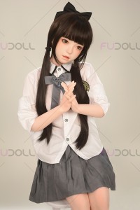 FUDOLL 136cm Aカップ #J008環奈ヘッド 身長など選べる 高級シリコン頭部+TPE材質ボディラブドール