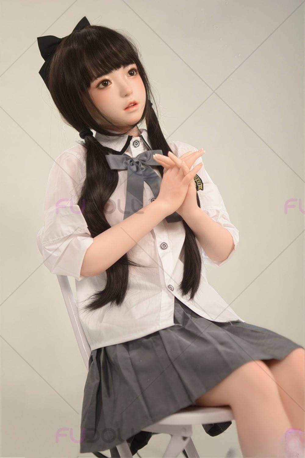 FUDOLL 136cm Aカップ #J008環奈ヘッド 身長など選べる 高級シリコン頭部+TPE材質ボディラブドール