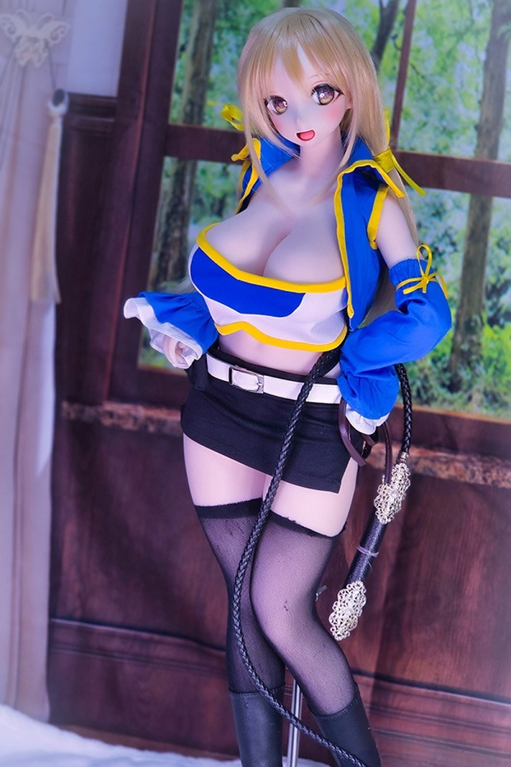 Mini Doll 60cm巨乳 コスプレFAIRY TAIL／フェアリーテイル #Lucy ソフトビニール製ヘッド+シリコン製ボディ 身長選択可能 セックス可能 収納が便利 ミニドール