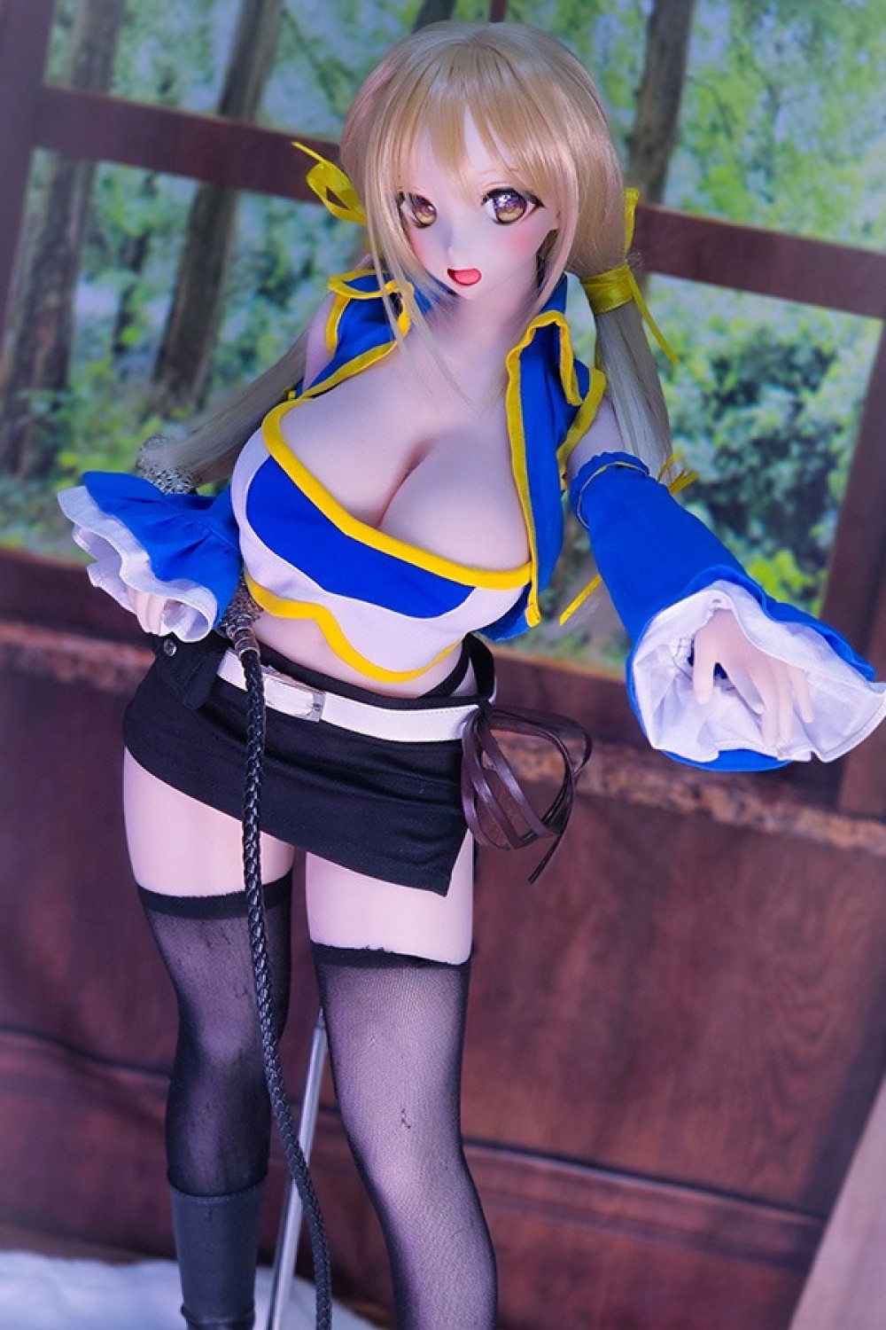 Mini Doll 60cm巨乳 コスプレFAIRY TAIL／フェアリーテイル #Lucy ソフトビニール製ヘッド+シリコン製ボディ 身長選択可能 セックス可能 収納が便利 ミニドール