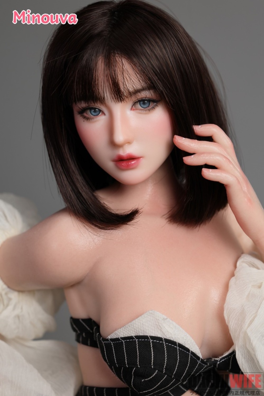 Sanhui Doll 158cm Eカップ #42 ヘッド 【リアルスキンシリーズ】 皮膚メイク付き 口開閉機能選択可 フェイシャルEX機能選択可 フルシリコン製ラブドール