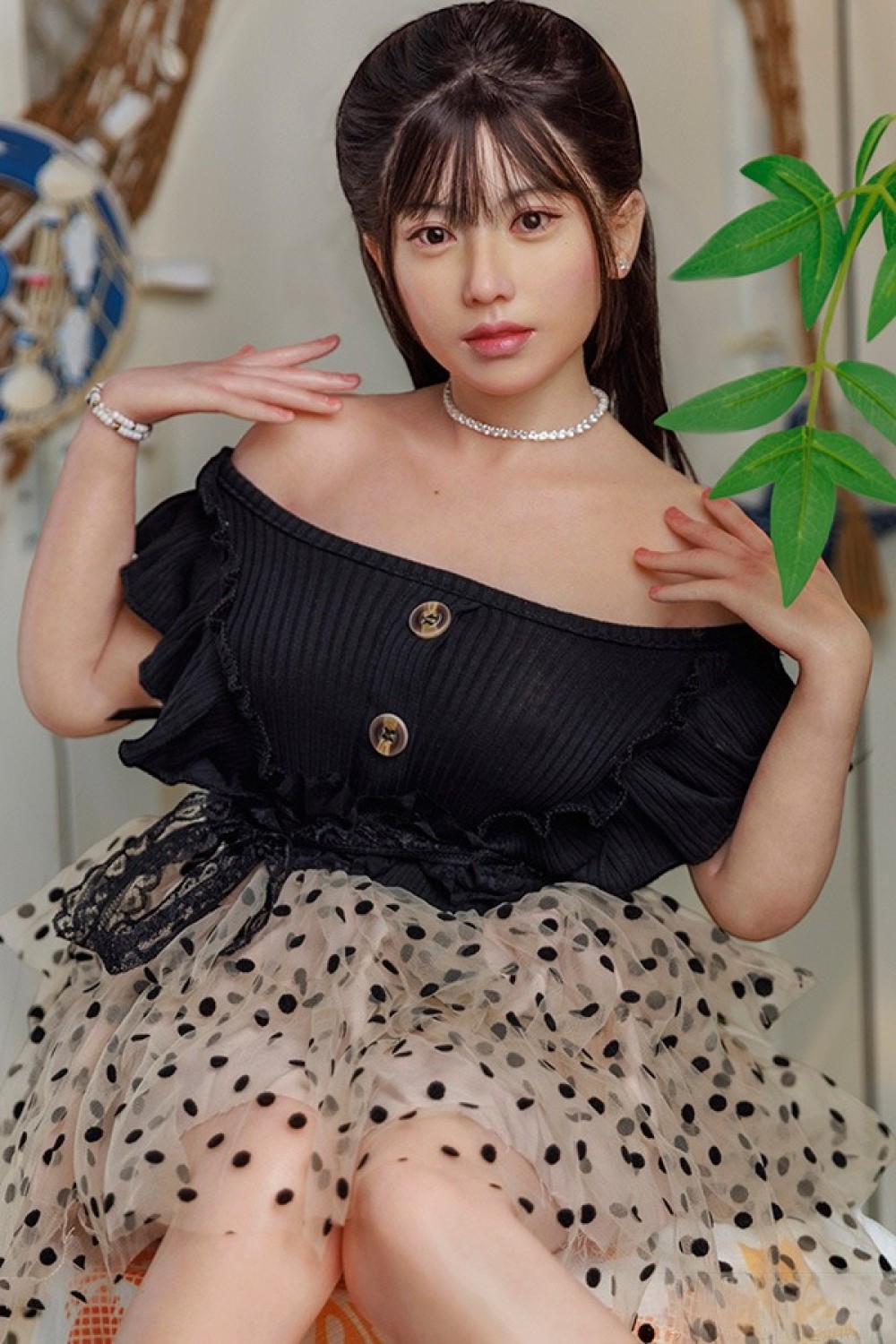 MMXDOLL 90cm Bカップ 夢涵（Menghan）ヘッド フルシリコン製ラブドール