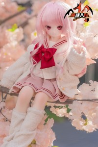 MOZU Doll【UR級】1/3ドール 三分 65cm バスト小 珊瑚ちゃん ソフトビニール製頭部 シリコン製ボディ 肌色＆眼球色＆メイク＆ウィッグ＆衣装は宣材写真と同じ 小型で軽量化で収納しやい 使いやすい