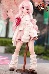 MOZU Doll【UR級】1/3ドール 三分 65cm バスト小 珊瑚ちゃん ソフトビニール製頭部 シリコン製ボディ 肌色＆眼球色＆メイク＆ウィッグ＆衣装は宣材写真と同じ 小型で軽量化で収納しやい 使いやすい