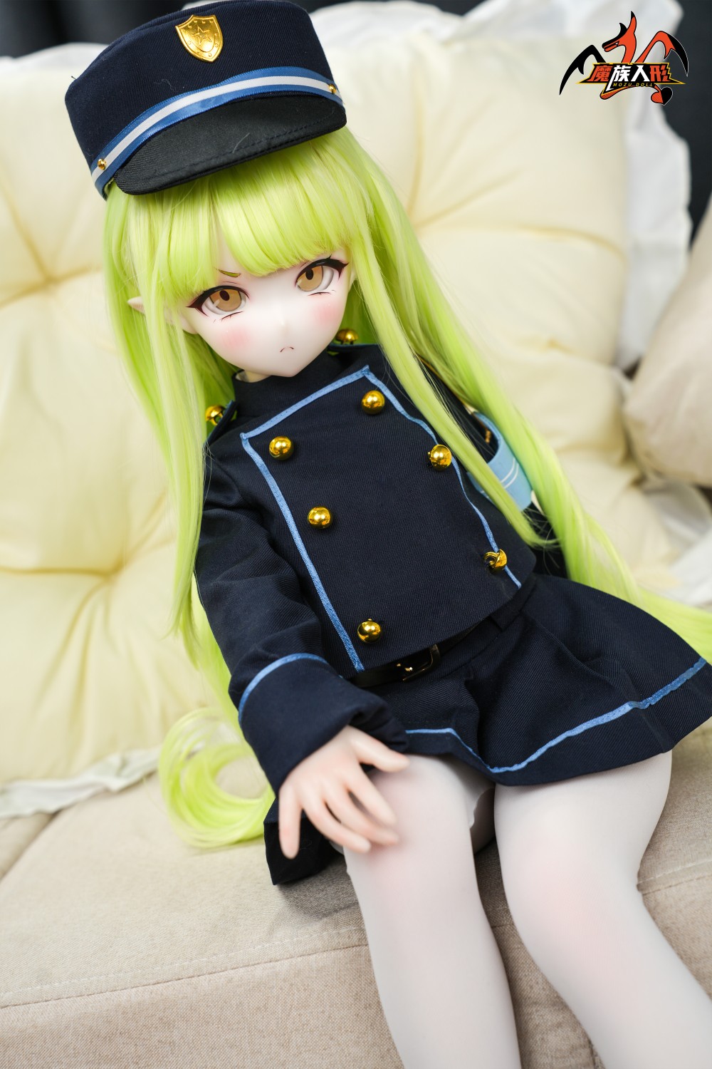 MOZU Doll【SR級】1/3ドール 三分 65cm バスト小 望ちゃん ソフトビニール製頭部 シリコン製ボディ 肌色＆眼球色＆メイク＆ウィッグは宣材写真と同じ 小型で軽量化で収納しやい 使いやすい