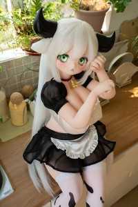MOZU DOLL【SSR級】121cm 図図(Tutu)ちゃん ソフトビニール製頭部+TPE製ボディ 肌色＆眼球色＆メイク＆ウィッグ＆衣装は宣材写真と同じ
