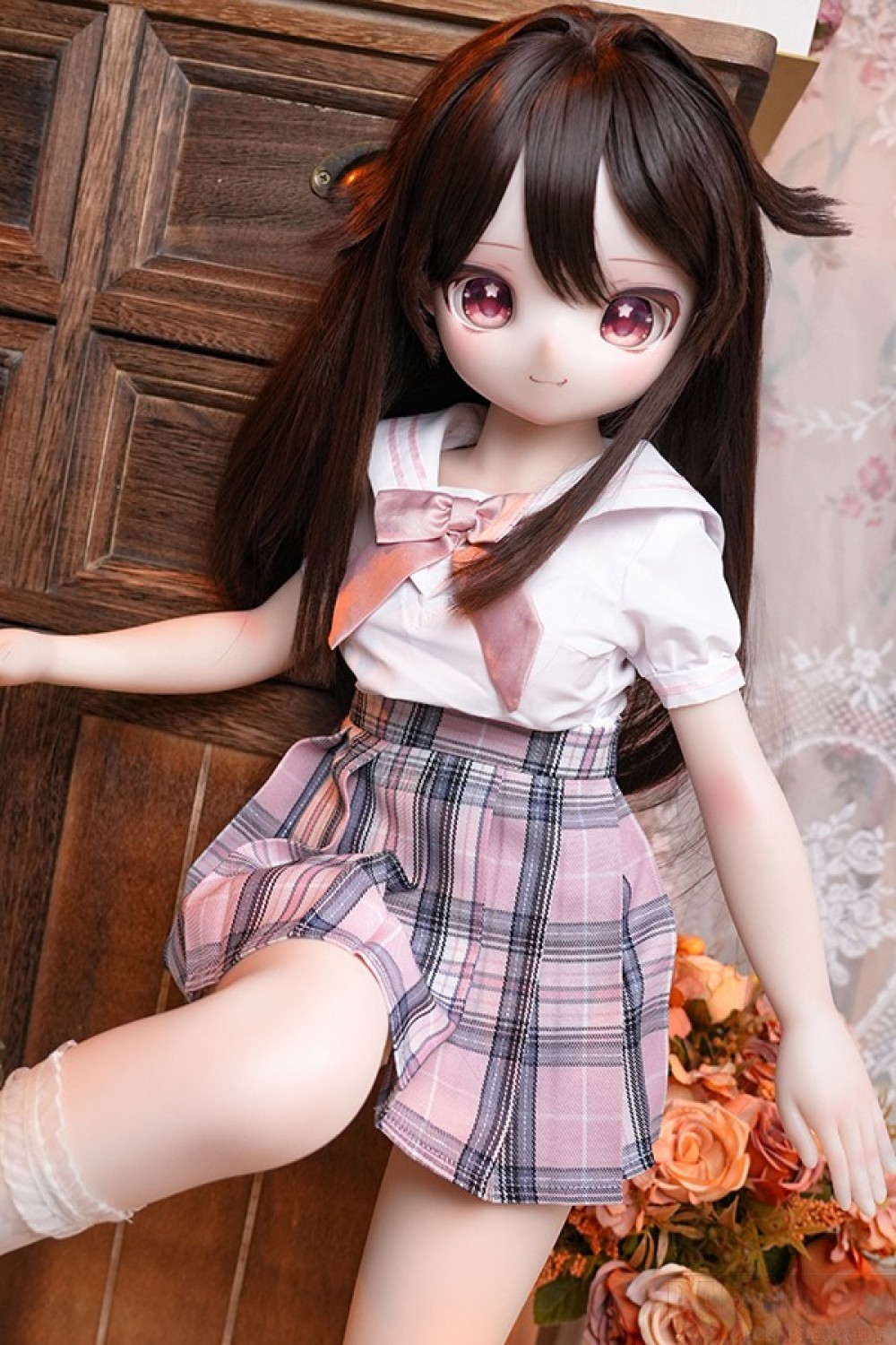 MW Girl 魔物姫 85cm #9ももちゃん アニメドール 宣材写真と同じ衣装&ウィッグも付属 掲載画像はソフトビニール製頭部+シリコン製ボディ