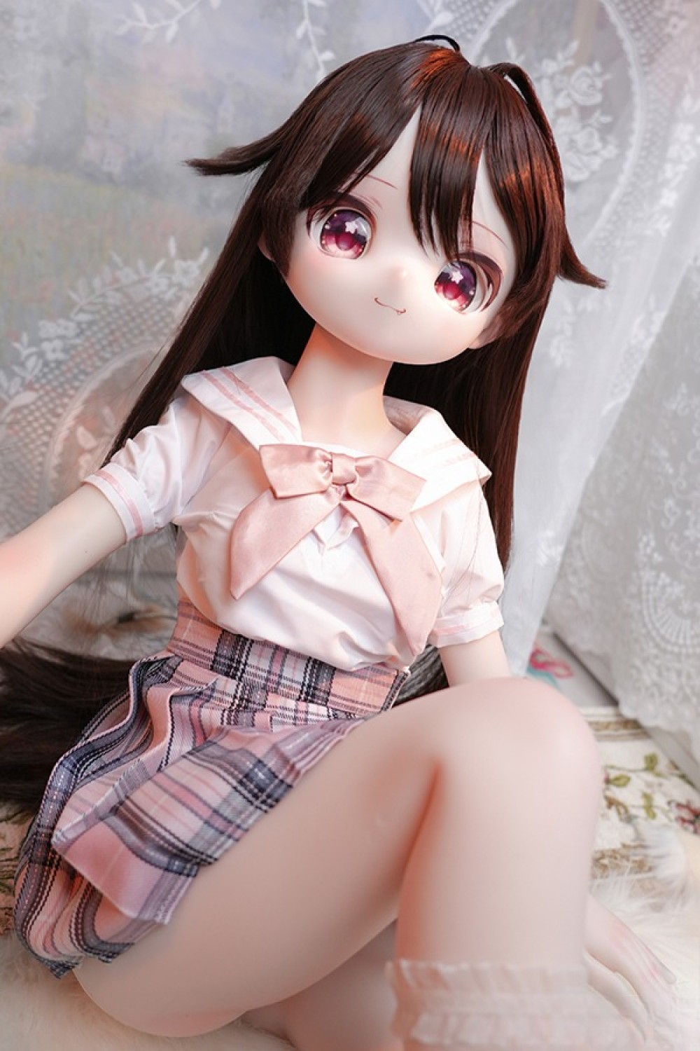 MW Girl 魔物姫 85cm #9ももちゃん アニメドール 宣材写真と同じ衣装&ウィッグも付属 掲載画像はソフトビニール製頭部+シリコン製ボディ