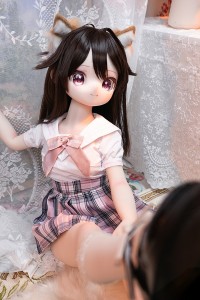 MW Girl 魔物姫 85cm #9ももちゃん アニメドール 宣材写真と同じ衣装&ウィッグも付属 掲載画像はソフトビニール製頭部+シリコン製ボディ