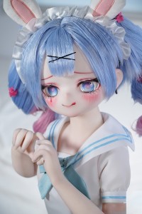 MW Girl 魔物姫 85cm #5-1小兎奈奈ちゃん アニメドール 宣材写真と同じ衣装&ウィッグも付属 掲載画像はソフトビニール製頭部+シリコン製ボディ