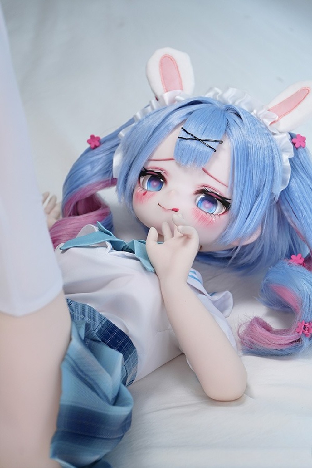 MW Girl 魔物姫 85cm #5-1小兎奈奈ちゃん アニメドール 宣材写真と同じ衣装&ウィッグも付属 掲載画像はソフトビニール製頭部+シリコン製ボディ