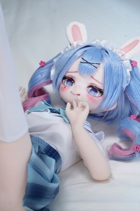 MW Girl 魔物姫 85cm #5-1小兎奈奈ちゃん アニメドール 宣材写真と同じ衣装&ウィッグも付属 掲載画像はソフトビニール製頭部+シリコン製ボディ