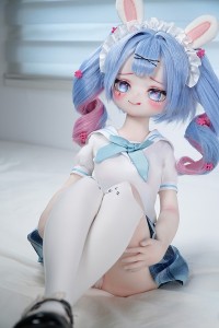 MW Girl 魔物姫 85cm #5-1小兎奈奈ちゃん アニメドール 宣材写真と同じ衣装&ウィッグも付属 掲載画像はソフトビニール製頭部+シリコン製ボディ