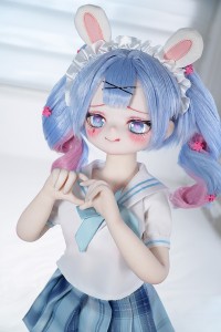MW Girl 魔物姫 85cm #5-1小兎奈奈ちゃん アニメドール 宣材写真と同じ衣装&ウィッグも付属 掲載画像はソフトビニール製頭部+シリコン製ボディ