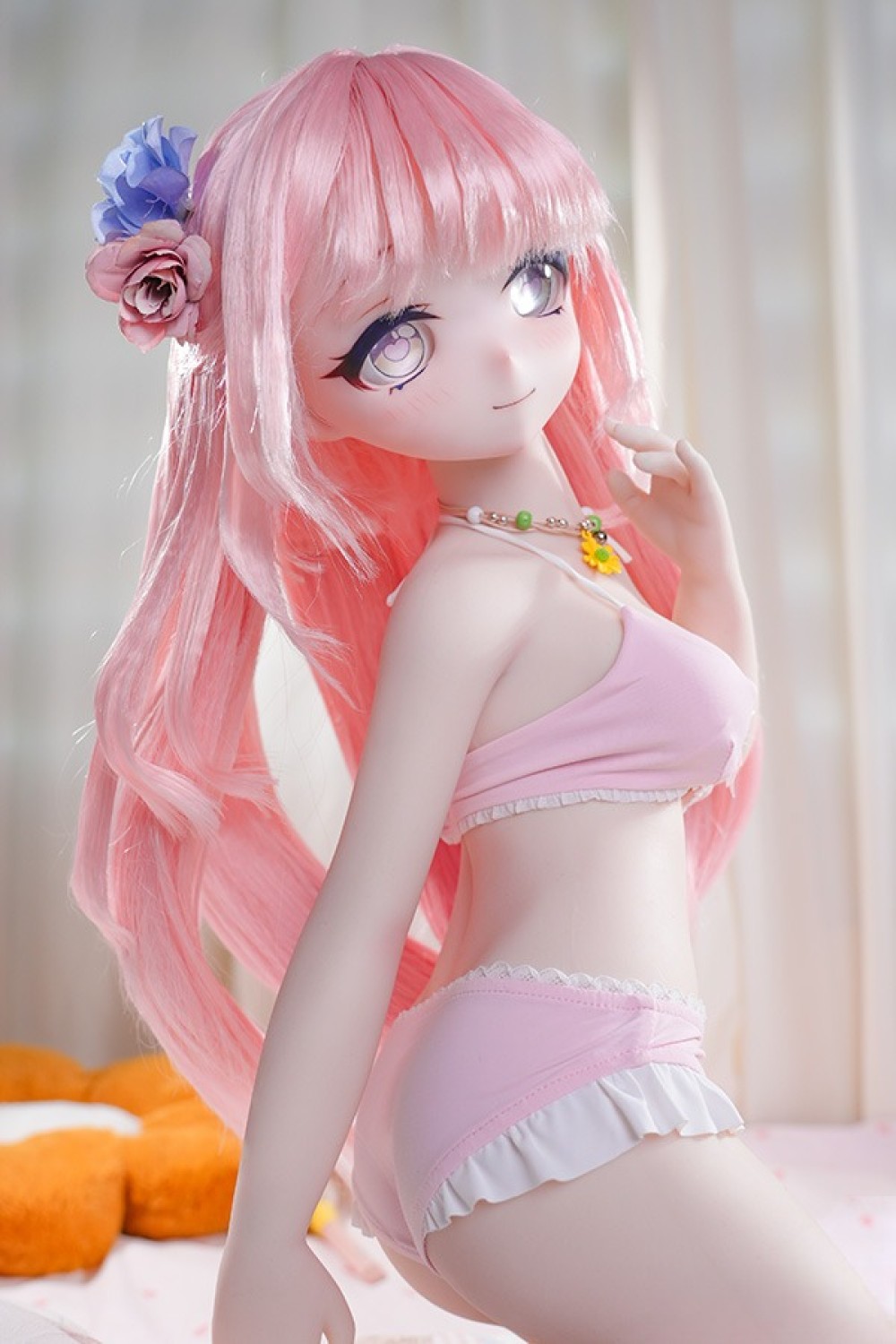 MW Girl 魔物姫 85cm #6 微花 アニメドール 宣材写真と同じ衣装&ウィッグも付属 掲載画像はソフトビニール製頭部+シリコン製ボディ