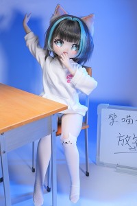 MW Girl 魔物姫 70cm #12呆呆喵 アニメドール 宣材写真と同じ衣装&ウィッグも付属 掲載画像はソフトビニール製頭部+シリコン製ボディ