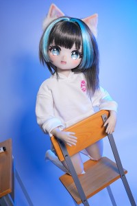 MW Girl 魔物姫 70cm #12呆呆喵 アニメドール 宣材写真と同じ衣装&ウィッグも付属 掲載画像はソフトビニール製頭部+シリコン製ボディ