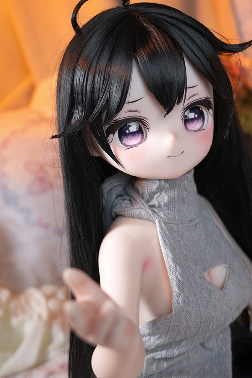 Aotume Doll 135cm AAカップ(細身タイプ) #129 ヘッド及びボディー材質選択可能 掲載画像は TPE製ラブドール