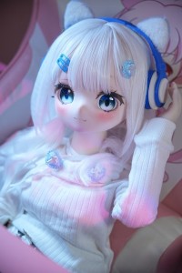 MW Girl 魔物姫 85cm #天使萌えヘッド アニメドール 宣材写真と同じ衣装&ウィッグも付属 掲載画像はソフトビニール製頭部+シリコン製ボディ