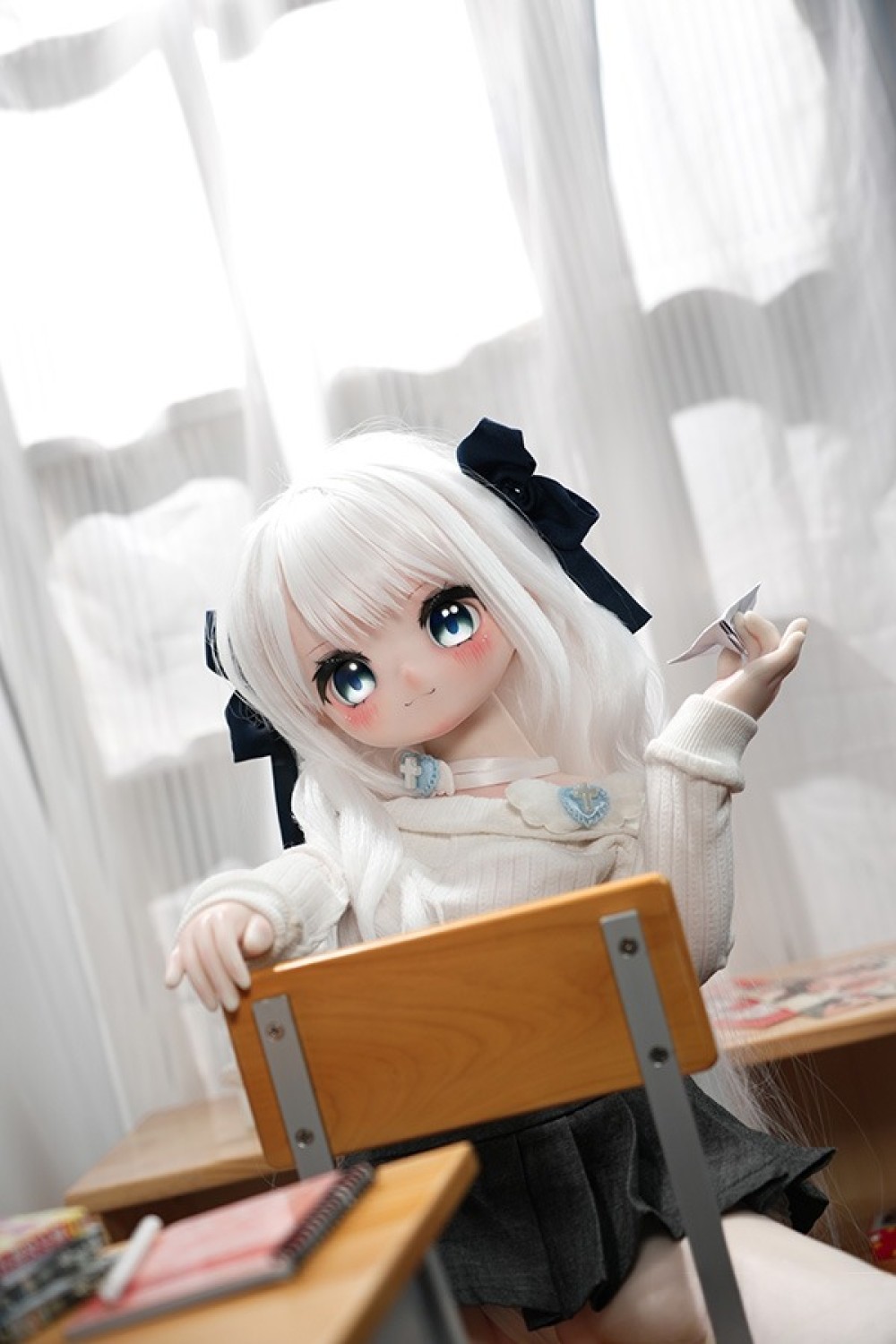 MW Girl 魔物姫 85cm #天使萌えヘッド アニメドール 宣材写真と同じ衣装&ウィッグも付属 掲載画像はソフトビニール製頭部+シリコン製ボディ