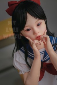 My Loli Waifu 略称MLW 108cm AAカップ ねねNene頭部 メイク選択可能 掲載画像は口開閉模擬口腔あり フルシリコン製ラブドール