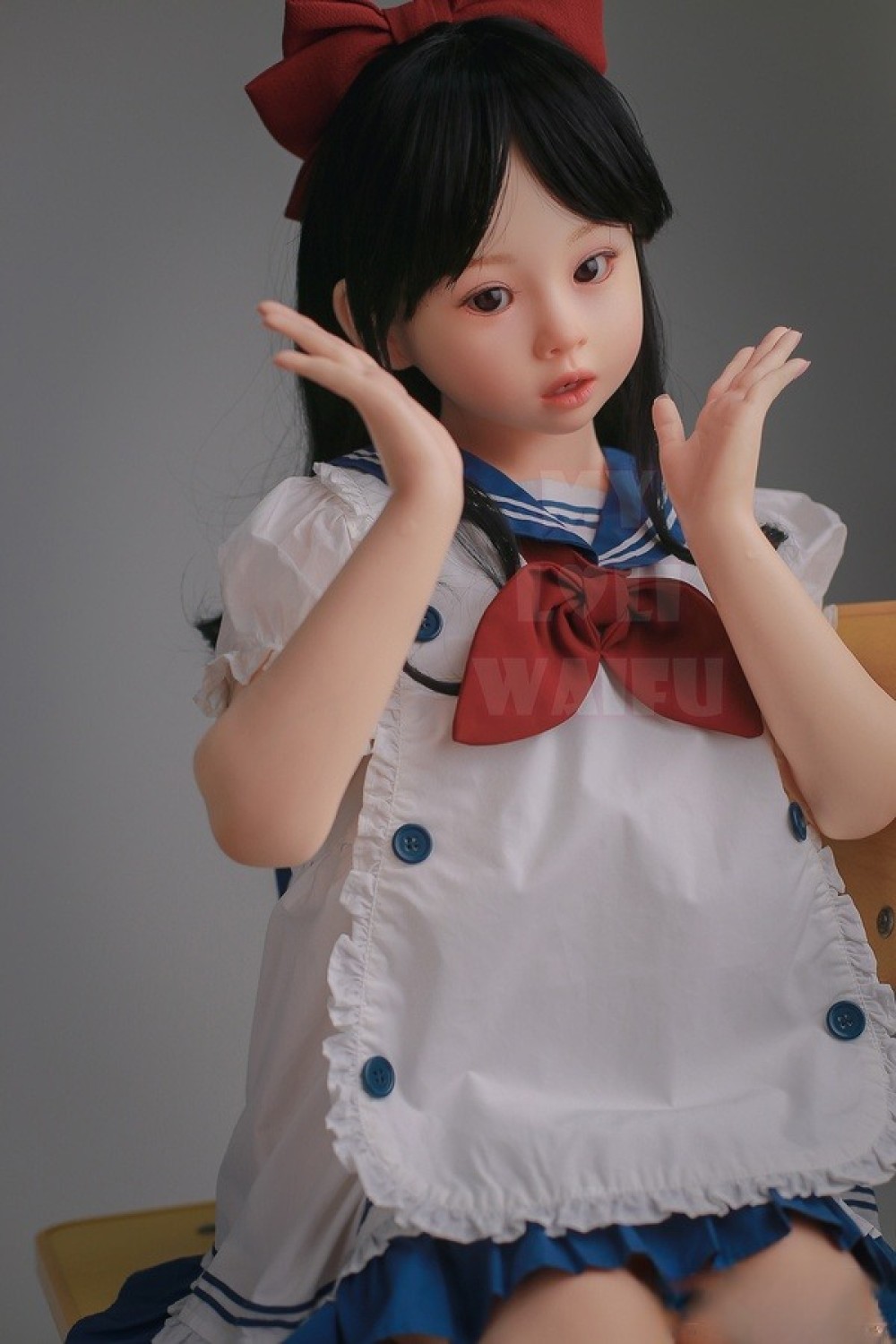 My Loli Waifu 略称MLW 108cm AAカップ ねねNene頭部 メイク選択可能 掲載画像は口開閉模擬口腔あり フルシリコン製ラブドール