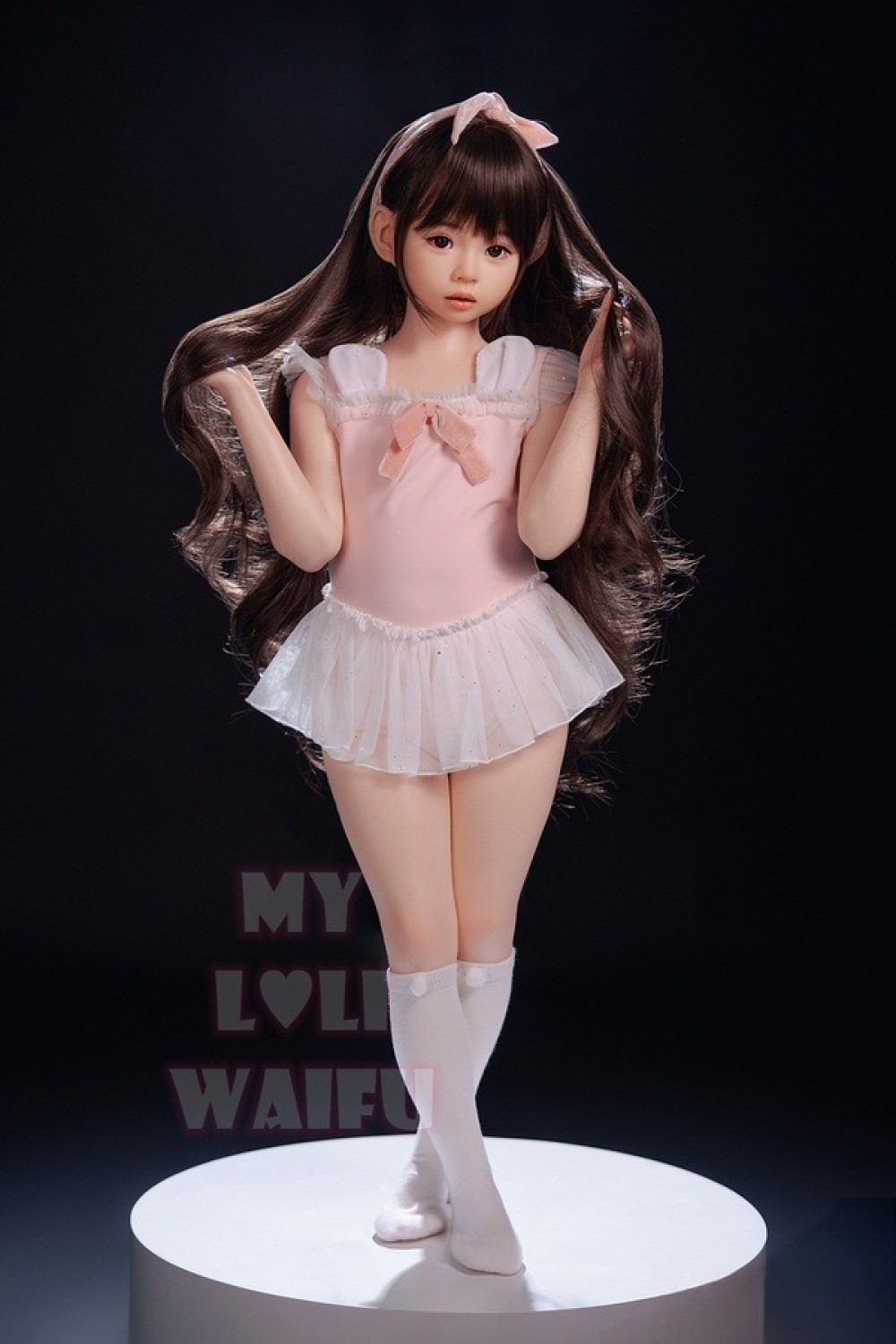 My Loli Waifu 略称MLW 108cm AAカップ ねねNene頭部 メイク選択可能 掲載画像は口開閉模擬口腔あり フルシリコン製ラブドール