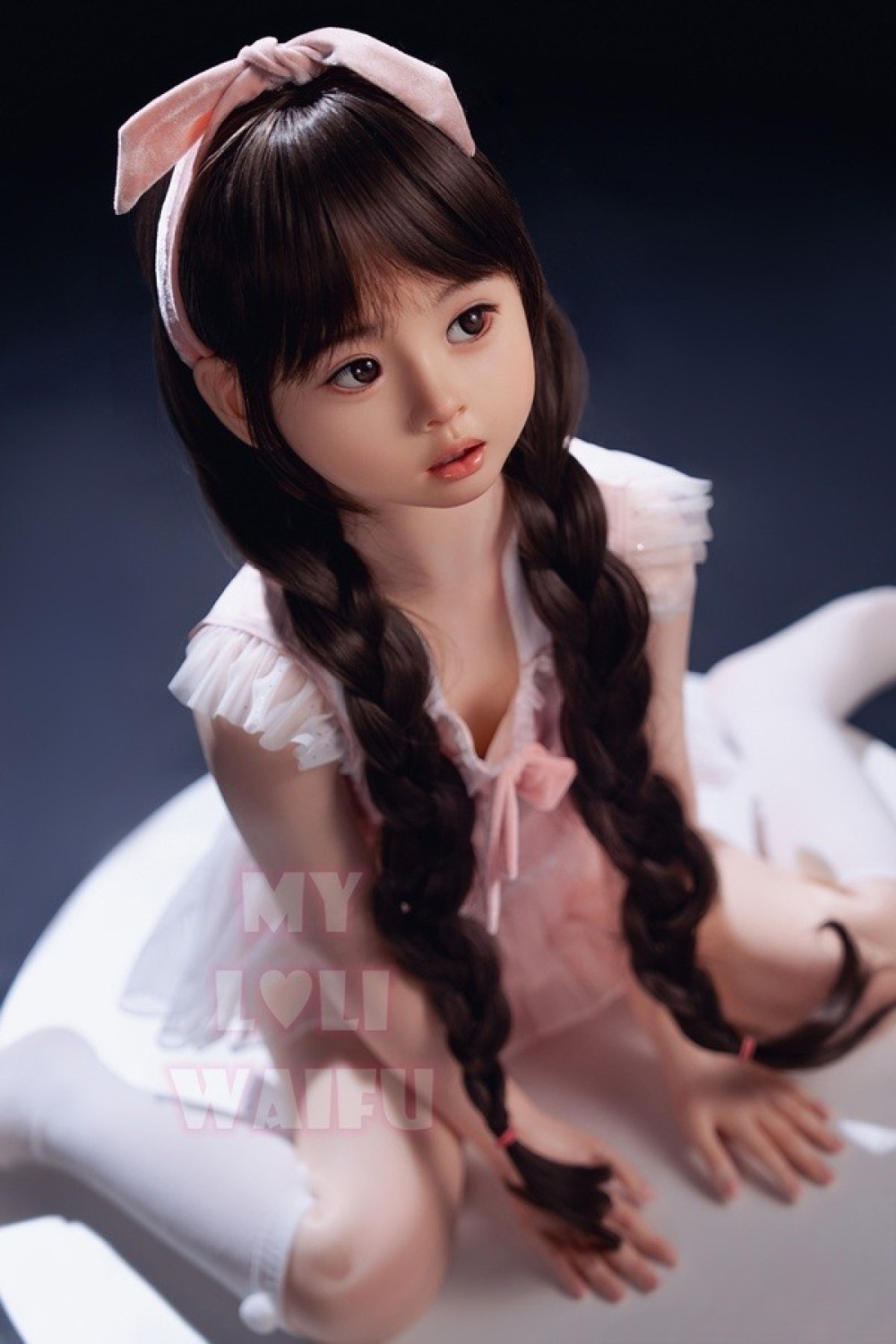 My Loli Waifu 略称MLW 108cm AAカップ ねねNene頭部 メイク選択可能 掲載画像は口開閉模擬口腔あり フルシリコン製ラブドール