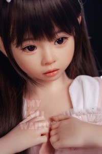 My Loli Waifu 略称MLW 108cm AAカップ ねねNene頭部 メイク選択可能 掲載画像は口開閉模擬口腔あり フルシリコン製ラブドール