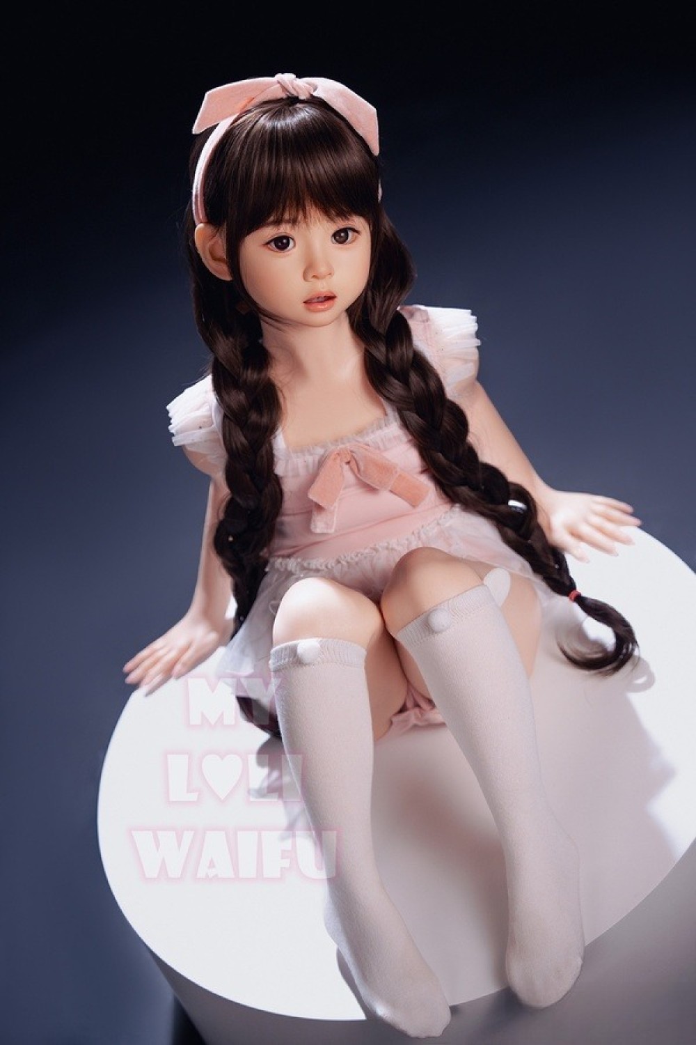 My Loli Waifu 略称MLW 108cm AAカップ ねねNene頭部 メイク選択可能 掲載画像は口開閉模擬口腔あり フルシリコン製ラブドール