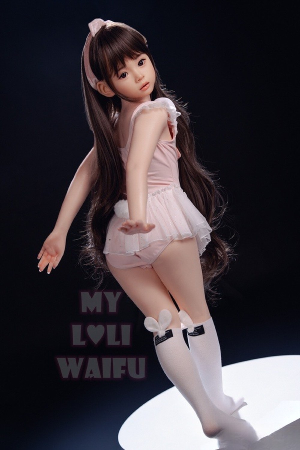 My Loli Waifu 略称MLW 108cm AAカップ ねねNene頭部 メイク選択可能 掲載画像は口開閉模擬口腔あり フルシリコン製ラブドール
