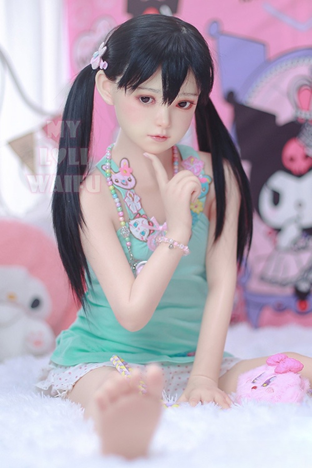 My Loli Waifu 略称MLW 126cm AAカップ 希咲Kisaヘッド ロり系 メイク選択可能 フルシリコン製ラブドール
