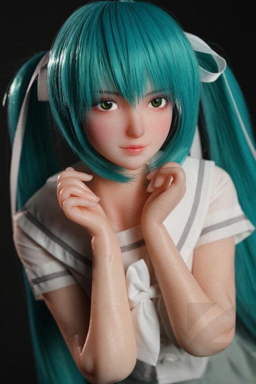 BCDOLL 60cm Bカップ 2.7kg Mikuヘッド セックス可能 超リアルなフィギュア 小型で軽量化で収納しやい 使いやすい フルシリコン製ラブドール